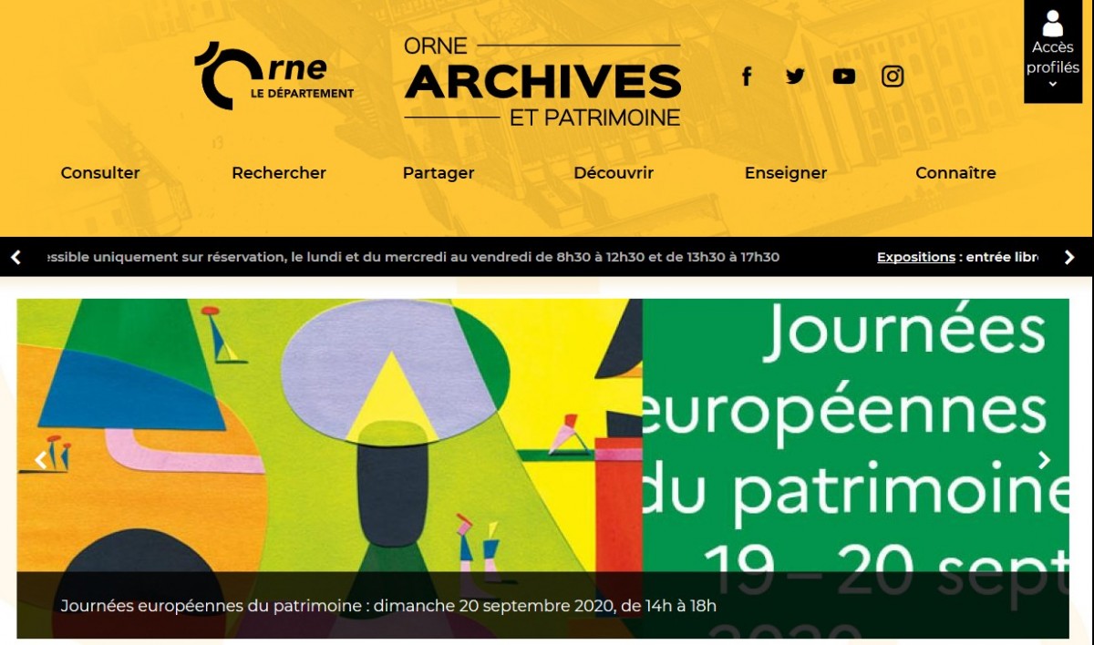 Archives Départementales De L Orne En Ligne Une toute nouvelle saison aux Archives départementales de l’Orne