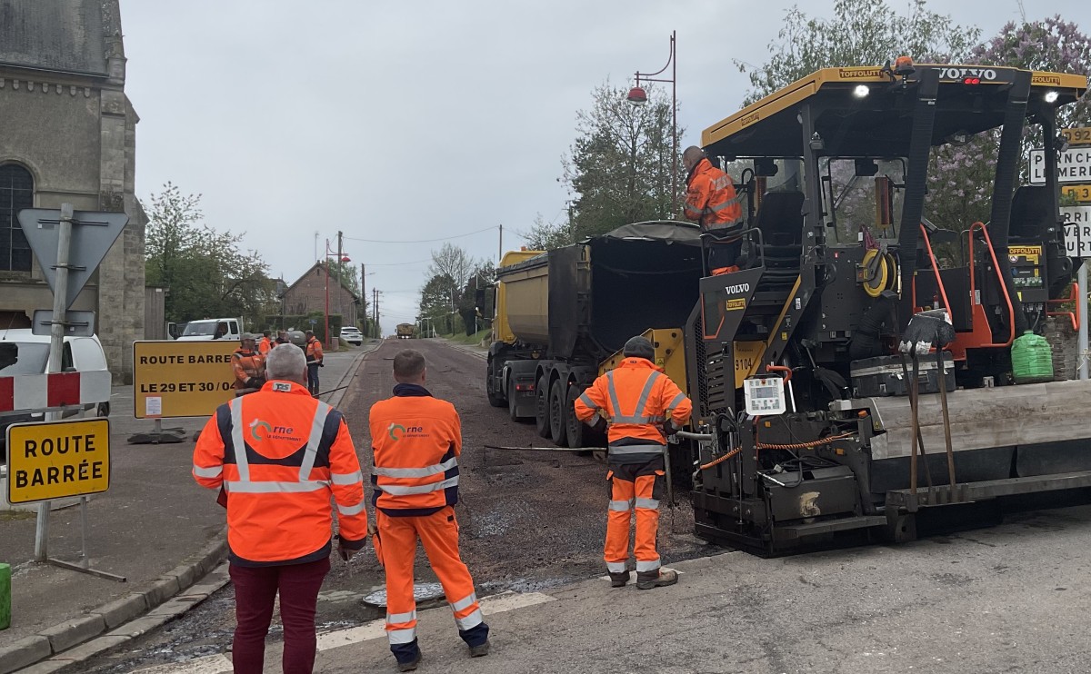 Travaux sur les routes en juillet