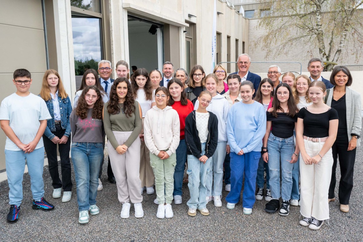 Visite de rentrée au collège Molière de L'Aigle - D.Commenchal