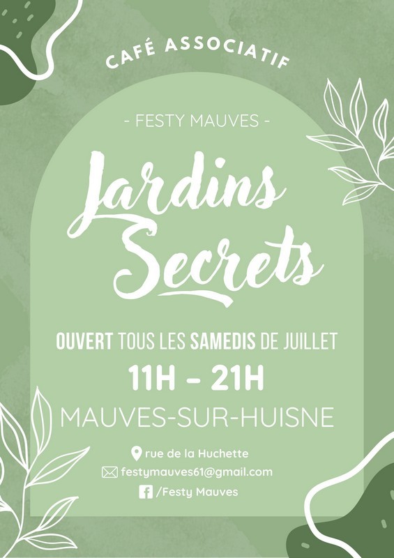 Affiche Jardins secrets Mauves | Festy Mauves