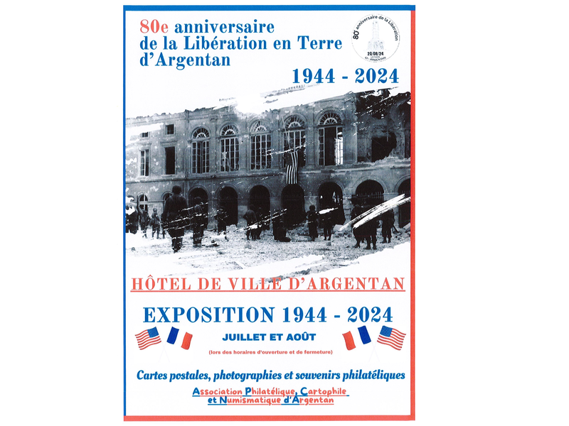 Expo Argentan 1944-2024 | Association Philatélique d'Argentan