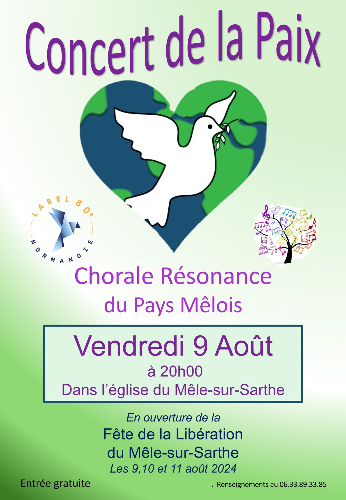 Concert de la Paix - Chorale Résonance (revue) |  association Résonnance
