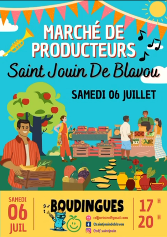 Marché prducteurs St Jouin de Blavou | comité des fêtes st jouin